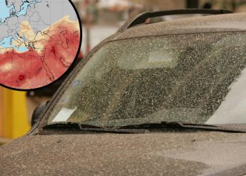 Stiže saharski pijesak, nebo će biti zamućeno, a kiša prljava