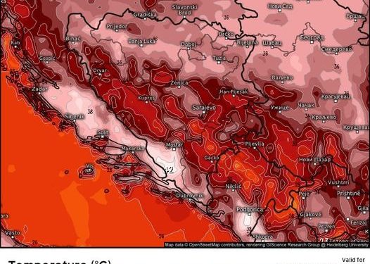 Bh. meteorolozi najavlju paklene dane: Stiže žega, negdje će temperature ići do 41 stepen