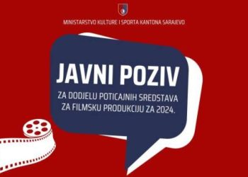 Ministarstvo kulture i sporta KS objavilo poziv za dodjelu sredstava za filmsku produkciju