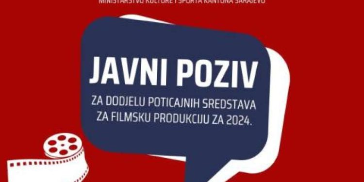 Ministarstvo kulture i sporta KS objavilo poziv za dodjelu sredstava za filmsku produkciju