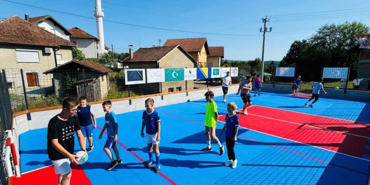 Konjuhovci: Završena izgradnja sportskog poligona za najmlađe