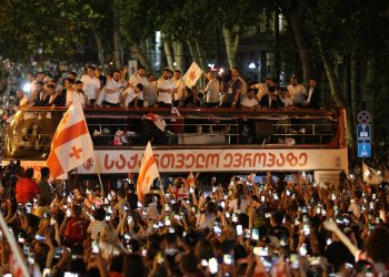 Spektakularan doček u Tbilisiju nakon odličnog debija Gruzije na Evropskom prvenstvu