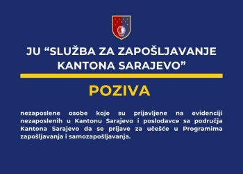 Upućen poziv nezaposlenim i poslodavcima u KS da se prijave za programe zapošljavanja i samozapošljavanja