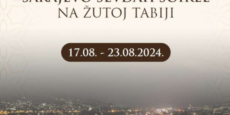 Festival sevdalinke od 17. do 23. augusta u Sarajevu na Žutoj tabiji