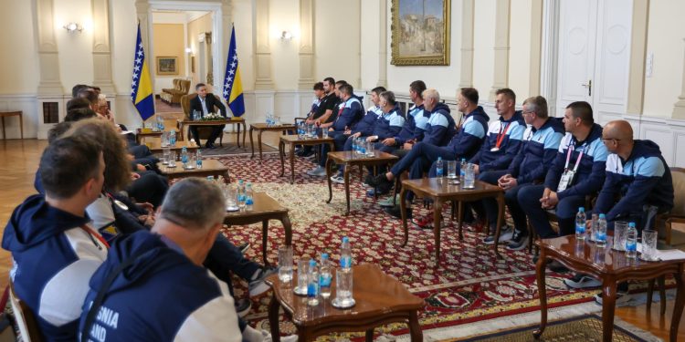 Bećirović organizirao svečani prijem za bh. paraolimpijskim tim: Zahvalio im na uspješnom predstavljanju BiH u Parizu