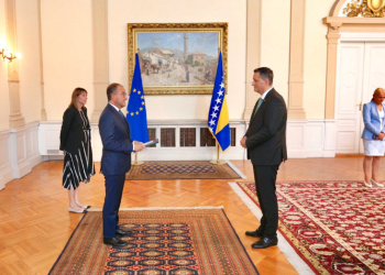 Stigao Sattlerov nasljednik na čelu Delegacije EU u BiH: Moj posao počinje, velika je privilegija biti ovdje