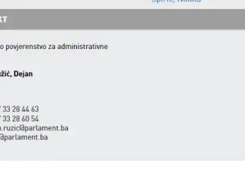 Nakon Raportovog otkrića o sukobu interesa u Komisiji za sukob interesa: Hoće li Predstavnički dom PSBiH potvrditi imenovanje i Dejana Ružića