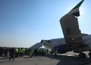 Prvi let sa međunarodnog aerodroma u Damasku nakon pada Assadovog režima