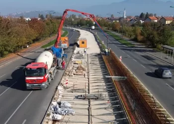 Šteta: Mnogo posla je završeno na izgradnji tramvajske pruge do Hrasnice