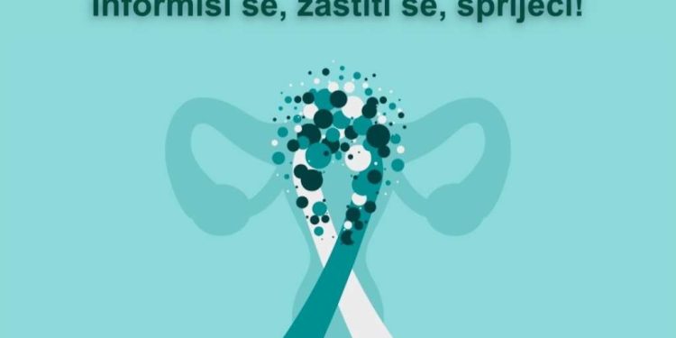 Sedmica borbe protiv karcinoma grlića materice: HPV ne bira – informiši se, zaštiti se, spriječi