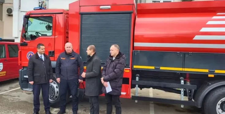 Uručeni ključevi novog vatrogasnog vozila Općini Jablanica, vrijednog 300.000 maraka
