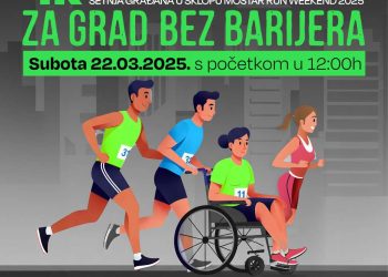 Humanitarna utrka u sklopu Mostar Run Weekenda: Podrška rušenju fizičkih i psihičkih barijera