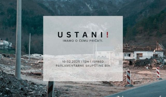 Studenti danas na protestima. Traže odgovornost za poplave u Jablanici, Konjicu i Fojnici